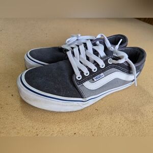 Vans Charcoal and White Sneakers